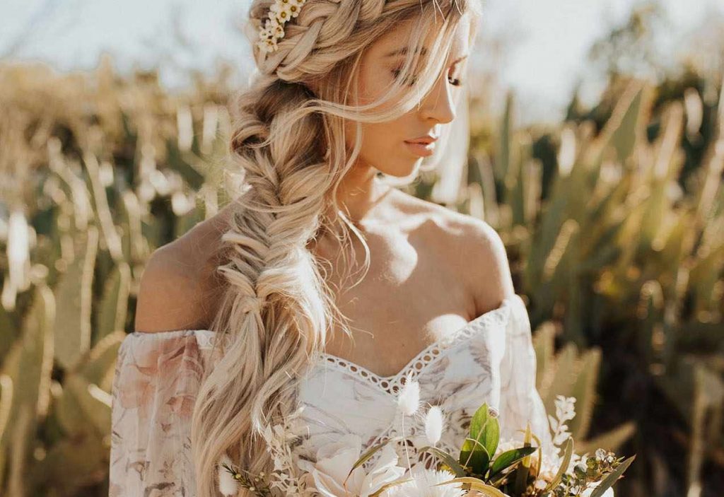 Frizure za vjenčanje s pletenicama